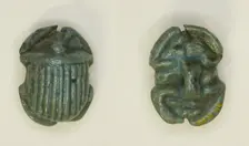 Scarab, Egypt, Late Period, Dynasty 26 (664-525 BCE). Creator: Unknown