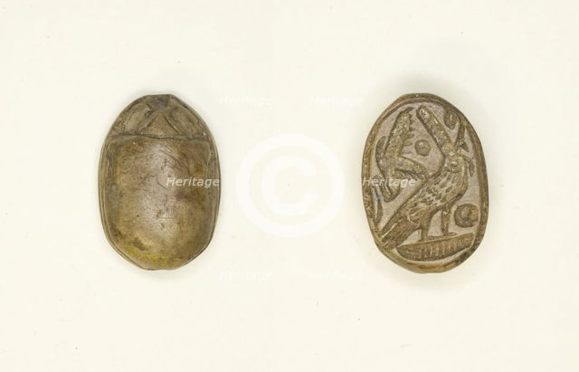 Scarab: Falcon Deity, Egypt, New Kingdom-Third Intermediate Period, Dynasties 19-21... Creator: Unknown.