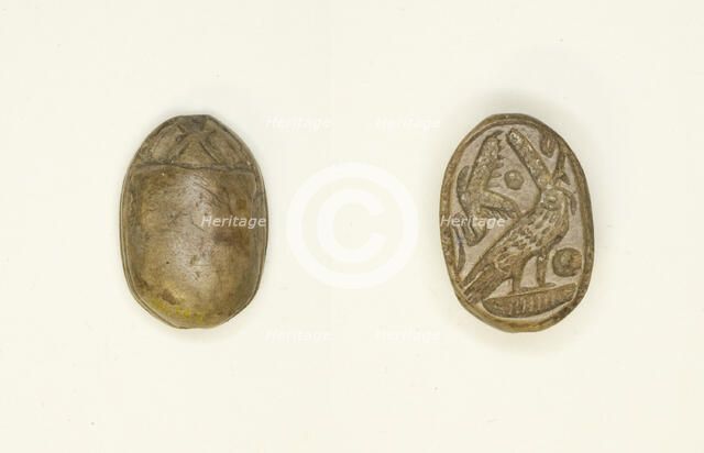 Scarab: Falcon Deity, Egypt, New Kingdom-Third Intermediate Period, Dynasties 19-21... Creator: Unknown.