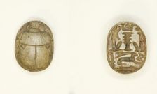 Scarab: Gods and Hieroglyphs, Egypt, New Kingdom-Late Period, Dynasties 18-26 (about 1550-525 BCE). Creator: Unknown
