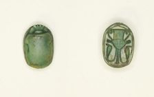 Scarab: Hathor Sistrum, Egypt, New Kingdom, Dynasty 18 (about 1550-1295 BCE). Creator: Unknown