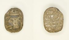 Scarab: Inscription, Egypt, Middle Kingdom (about 2055-1650 BCE). Creator: Unknown