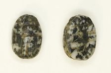 Scarab: Linear Motifs, Egypt, First Intermediate Period-Early Middle Kingdom, Dynasties 9-12... Creator: Unknown