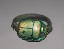 Scarab Ring, 1279-1213 BC. Creator: Unknown