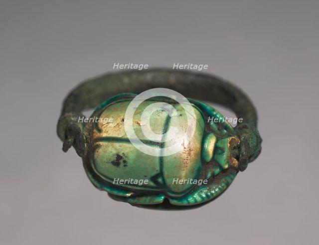 Scarab Ring, 1279-1213 BC. Creator: Unknown.