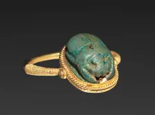 Scarab Ring, 1540-1069 BC. Creator: Unknown