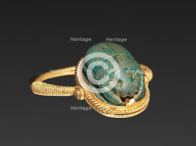 Scarab Ring, 1540-1069 BC. Creator: Unknown.