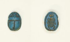 Scarab: Scarab Beetle with Sun Disc, Egypt, Second Intermediate Period, Dynasty 15 (abt 1650... Creator: Unknown