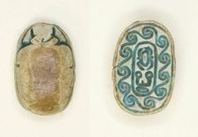 Scarab Seal of Sesostris I, Egypt, Middle Kingdom, Dynasty 12 (1991-1784 BCE). Creator: Unknown