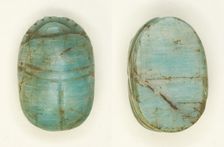 Scarab: Uninscribed, Egypt, Middle Kingdom (?), Dynasties 11-12 (about 2055-1773 BCE). Creator: Unknown