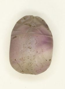 Scarab: Uninscribed, Egypt, Middle Kingdom, Dynasty 12 (about 1985-1773 BCE). Creator: Unknown