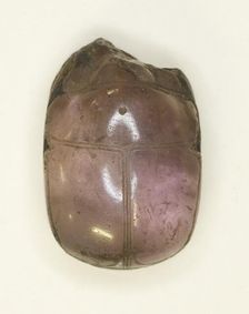Scarab: Uninscribed, Egypt, Middle Kingdom, Dynasty 12 (about 1985-1773 BCE). Creator: Unknown