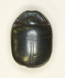 Scarab: Uninscribed, Egypt, Middle Kingdom-Late Period, Dynasties 12-26 (about 1985-525 BCE). Creator: Unknown