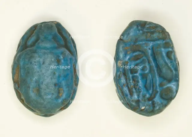Scarab: Usermaatra Setepenra (Ramesses II), Egypt, New Kingdom, Dynasty 19, Reign of Ramesses II... Creator: Unknown.