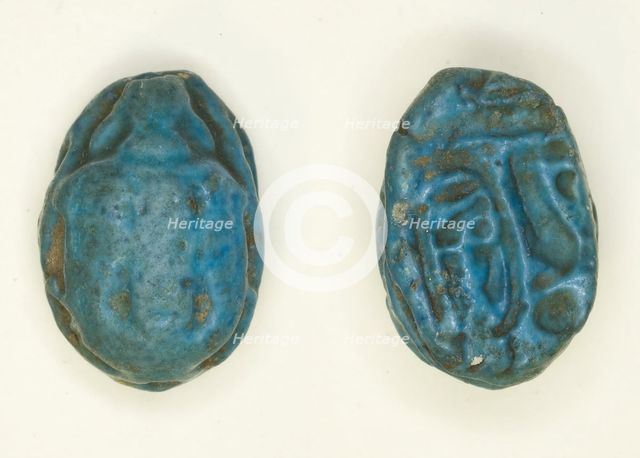 Scarab: Usermaatra Setepenra (Ramesses II), Egypt, New Kingdom, Dynasty 19, Reign of Ramesses II... Creator: Unknown.