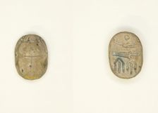 Scarab: Wish Formula, Egypt, Third Intermediate Period, Dynasties 21-25 (about 1069-664 BCE). Creator: Unknown