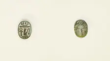 Scarab: Wish Formula, Egypt, New Kingdom, Dynasties 18-20 (about 1550-1069 BCE). Creator: Unknown