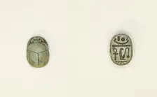 Scarab: Wish Formula, Egypt, New Kingdom, Dynasties 18-20 (about 1550-1069 BCE). Creator: Unknown