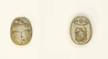 Scarab: Wish Formula, Egypt, New Kingdom, Dynasties 18-20 (about 1550-1069 BCE). Creator: Unknown