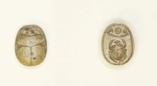 Scarab: Wish Formula, Egypt, New Kingdom, Dynasties 18-20 (about 1550-1069 BCE). Creator: Unknown
