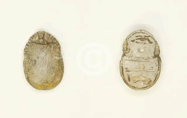 Scarab: Wish Formula, Egypt, New Kingdom-Late Period, Dynasties 18-26 (about 1550-525 BCE). Creator: Unknown.