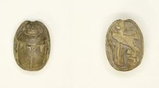 Scarab: Wish Formula, Egypt, New Kingdom-Late Period, Dynasties 19-26 (about 1295-525 BCE). Creator: Unknown
