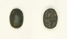 Scarab: Wish Formula, Egypt, New Kingdom-Late Period, Dynasties 19-26 (about 1295-525 BCE). Creator: Unknown
