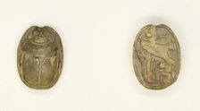 Scarab: Wish Formula, Egypt, New Kingdom-Late Period, Dynasties 19-26 (about 1295-525 BCE). Creator: Unknown