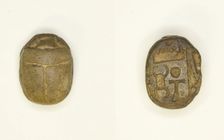 Scarab: Wish Formula of Amon-Re, Egypt, Middle Kingdom (1991-1720 BCE). Creator: Unknown