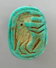 Scarab With Depiction of the Hippo Goddess Taweret, Egypt, probably 18th - 20th Dynasty 1569 - 108.. Creator: Unknown