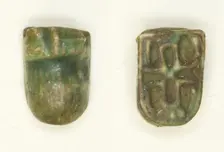 Scaraboid: Cat, Egypt, New Kingdom, Dynasty 18 (about 1550-1295 BCE). Creator: Unknown