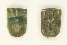 Scaraboid: Cat, Egypt, New Kingdom, Dynasty 18 (about 1550-1295 BCE). Creator: Unknown