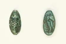 Scaraboid: Crocodile, Egypt, New Kingdom, Dynasties 18-20 (about 1550-1069 BCE). Creator: Unknown