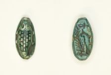 Scaraboid: Crocodile, Egypt, New Kingdom, Dynasties 18-20 (about 1550-1069 BCE). Creator: Unknown