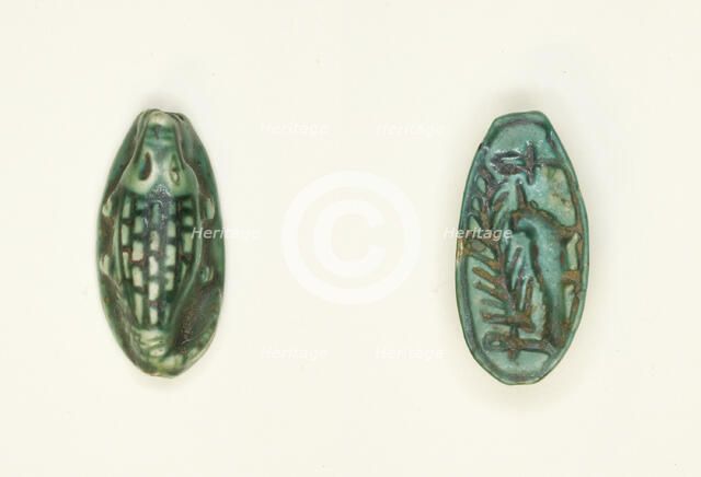 Scaraboid: Crocodile, Egypt, New Kingdom, Dynasties 18-20 (about 1550-1069 BCE). Creator: Unknown.