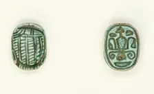 Scaraboid: Duck with Head lying on its Side, Egypt, New Kingdom, Dynasty 18 (about 1550-1295 BCE). Creator: Unknown