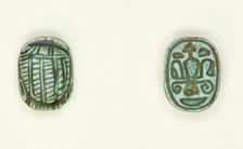 Scaraboid: Duck with Head lying on its Side, Egypt, New Kingdom, Dynasty 18 (about 1550-1295 BCE). Creator: Unknown