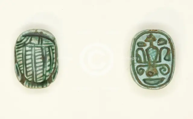 Scaraboid: Duck with Head lying on its Side, Egypt, New Kingdom, Dynasty 18 (about 1550-1295 BCE). Creator: Unknown.