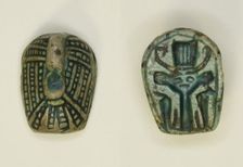 Scaraboid: Duck with Head Resting on Back, Egypt, New Kingdom, Dynasty 18 (about 1550-1295 BCE). Creator: Unknown