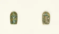 Scaraboid: Dwarf Figure, Egypt, New Kingdom, Dynasties 19-20 (about 1295-1069 BCE). Creator: Unknown