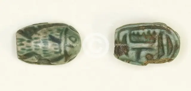Scaraboid: Fish, Egypt, New Kingdom, Dynasties 18-19 (about 1550-1186 BCE). Creator: Unknown.