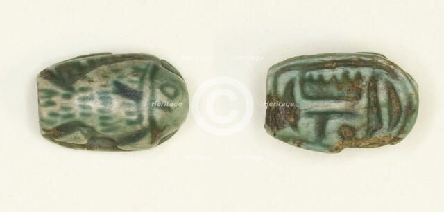 Scaraboid: Fish, Egypt, New Kingdom, Dynasties 18-19 (about 1550-1186 BCE). Creator: Unknown.