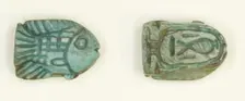 Scaraboid: Fish, Egypt, New Kingdom, Dynasties 18-19 (about 1550-1186 BCE). Creator: Unknown