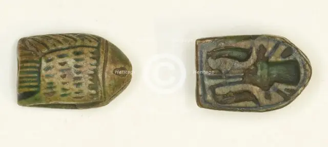 Scaraboid: Fish, Egypt, New Kingdom, Dynasty 18 (about 1550-1295 BCE). Creator: Unknown.