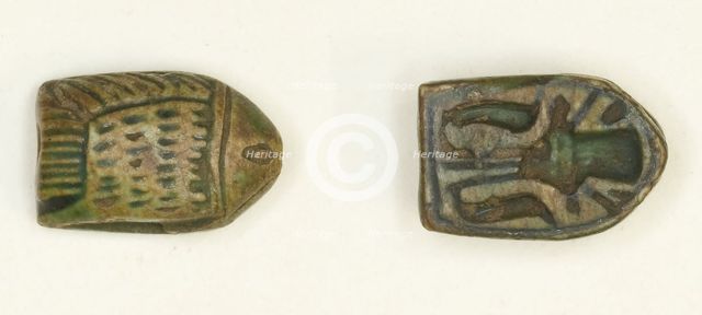 Scaraboid: Fish, Egypt, New Kingdom, Dynasty 18 (about 1550-1295 BCE). Creator: Unknown.