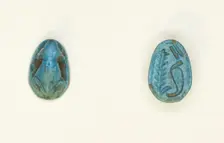 Scaraboid: Frog, Egypt, New Kingdom, Dynasties 18-20 (about 1550-1069 BCE). Creator: Unknown