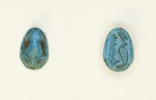 Scaraboid: Frog, Egypt, New Kingdom, Dynasties 18-20 (about 1550-1069 BCE). Creator: Unknown