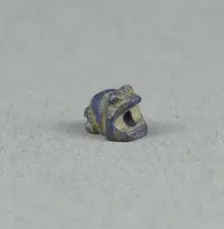 Scaraboid: Frog, Egypt, New Kingdom, Dynasties 19-20 (about 1295-1069 BCE). Creator: Unknown