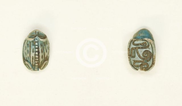 Scaraboid: Frog, Egypt, Second Intermediate Period-Early New Kingdom, Dynasties 15-18... Creator: Unknown.