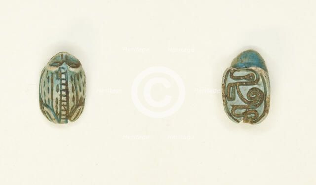 Scaraboid: Frog, Egypt, Second Intermediate Period-Early New Kingdom, Dynasties 15-18... Creator: Unknown.